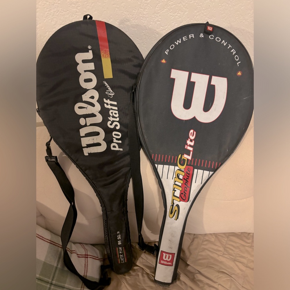 Wilson pair of Tennis Rackets 
In great condition